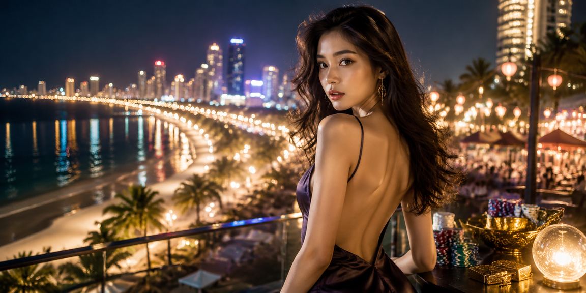 Không khí cá cược casino sôi động về đêm tại Đà Nẵng với ánh đèn rực rỡ